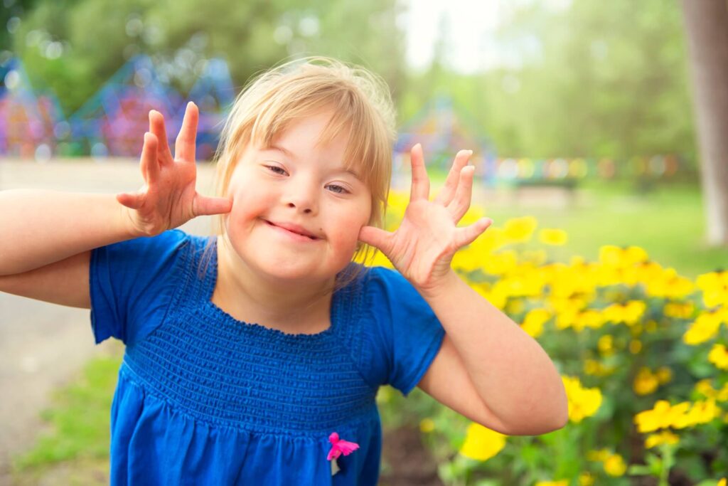 Downsyndrom Mädchen,